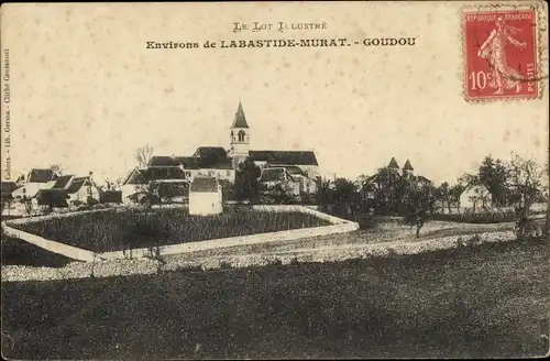 Ak Goudou pres Labastide Murat Lot, Vue générale