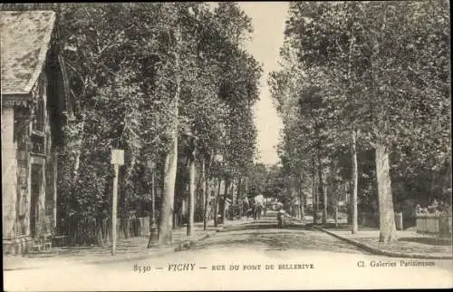 Ak Vichy Allier, Rue du Pont de Bellerive