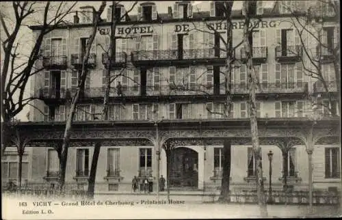 Ak Vichy Allier, Grand Hotel de Cherbourg, Printania House