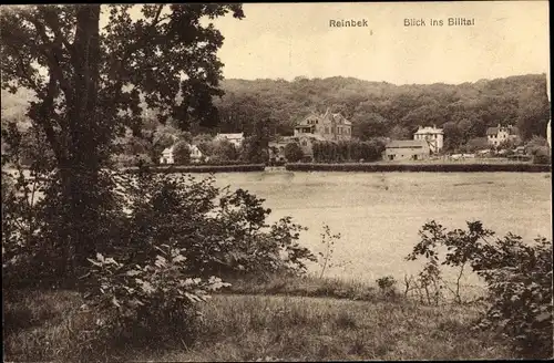 Ak Reinbek Schleswig Holstein, Blick ins Billtal