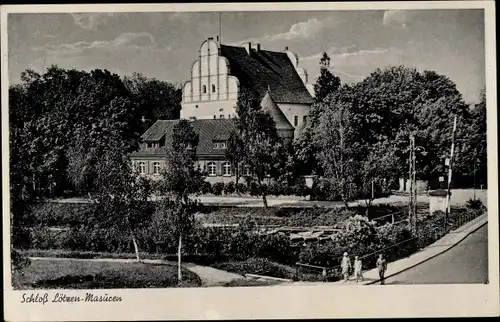 Ak Giżycko Lötzen Ostpreußen, Schloss Lötzen in Masuren