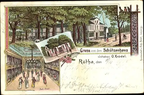 Litho Rötha in Sachsen, Schützenhaus