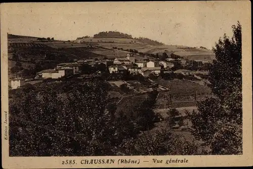 Ak Chaussan Rhône, Vue générale