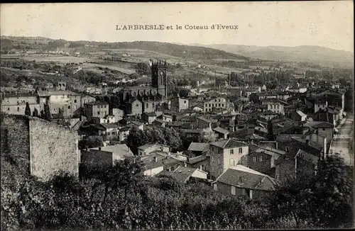 Ak L'Arbresle Rhône, Vue générale