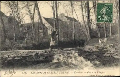 Ak Château Thierry Aisne, Essomes, Glacis de l'Enfer