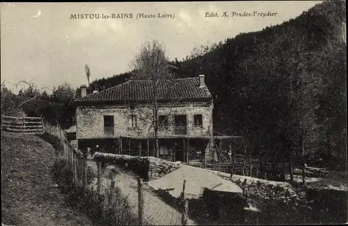 Ak Mistou les Bains Haute Loire, Vue générale