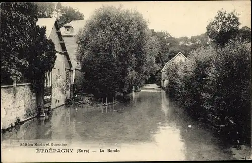 Ak Étrépagny Eure, La Bonde