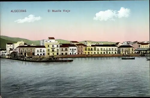 Ak Algeciras Andalusien, El Muelle Viejo