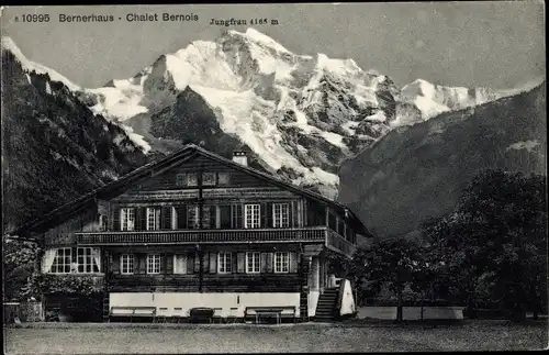 Ak Kt. Bern, Bernerhaus, Chalet Bernois, Jungfrau