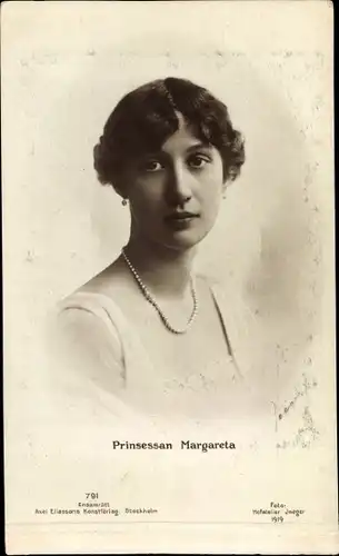 Ak Prinsessan Margareta, Prinzessin von Schweden, Portrait