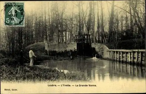 Ak Lozère Essonne, L'Yvette, la Grande Vanne