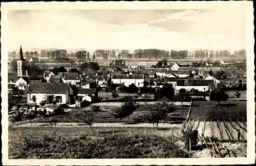 Ak Saint Loup Allier, Vue générale, cote Moulins prise de la cote 302