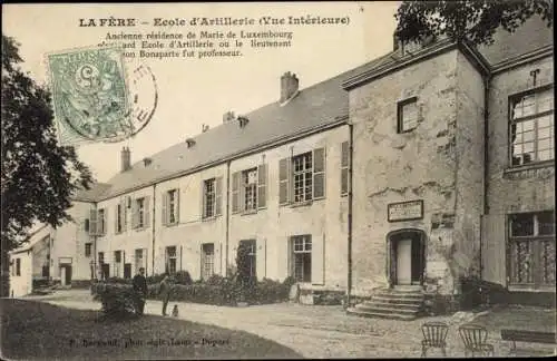 Ak La Fère Aisne, Ecole d'Artillerie, Vue Intérieure