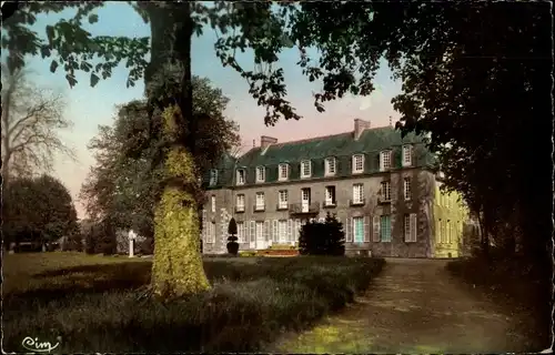 Ak Broglie Eure, Vue du Château