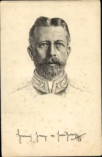 Künstler Ak Großadmiral Prinz Albert Wilhelm Heinrich von Preußen, Portrait