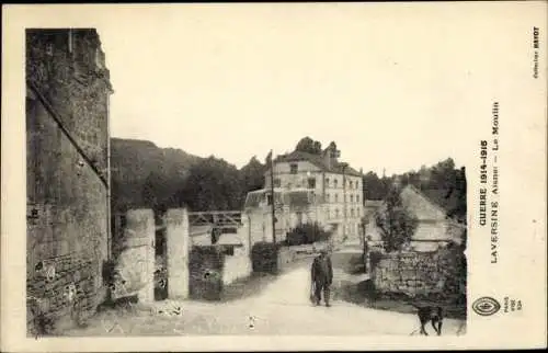 Ak Aversine Aisne, Le Moulin