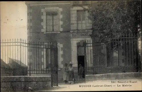 Ak Muides Loir et Cher, La Mairie