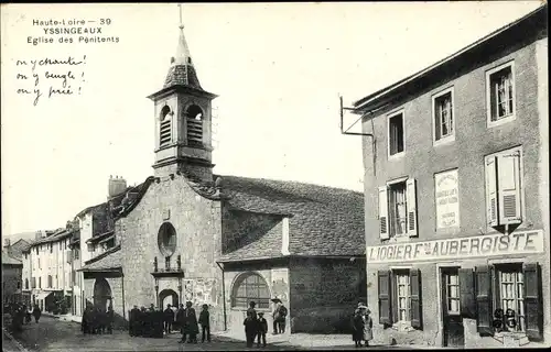 Ak Yssingeaux Haute Loire, Église des Pénitents