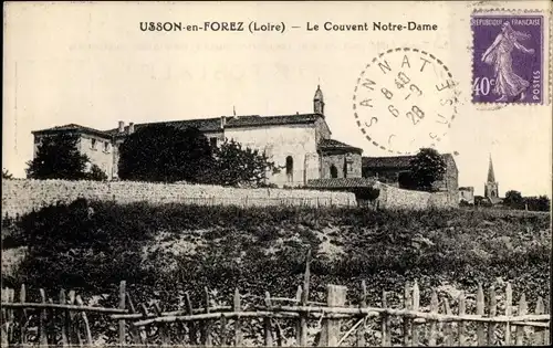 Ak Usson en Forez Loire, Couvent Notre Dame