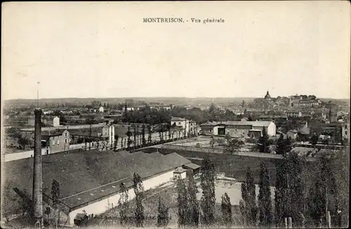 Ak Montbrison Loire, Vue générale