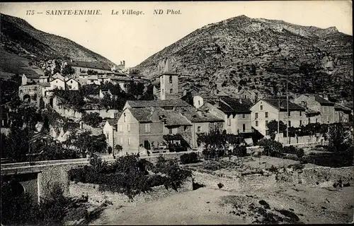Ak Sainte Enimie Lozère, Le Village