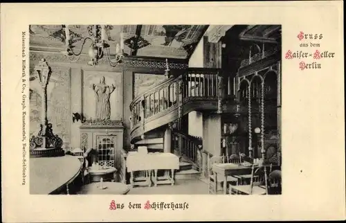 Präge Ak Berlin, Kaiserkeller, Schifferhaus