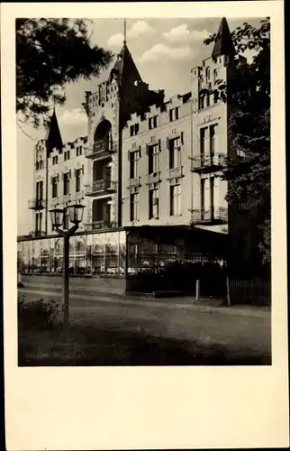 Ak Ostseebad Zinnowitz auf Usedom, Ferienheim der IG Wismut Klement Gottwald