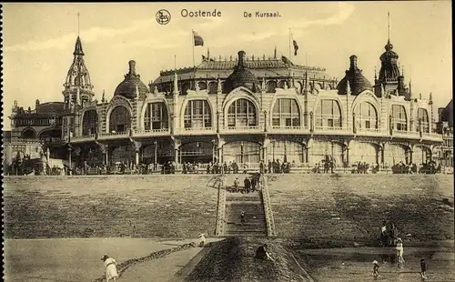Ak Ostende Westflandern, Kursaal, front view