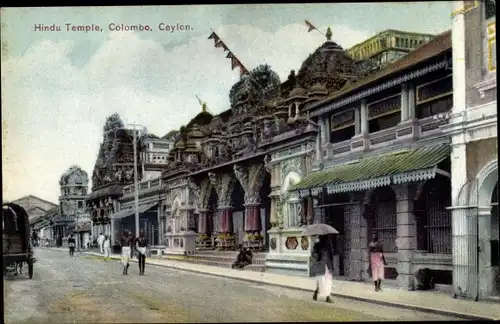 Ak Colombo Ceylon Sri Lanka, Hindu Temple