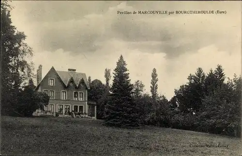 Ak Bourgtheroulde Eure, Vue de la Pavillon de Marcouville