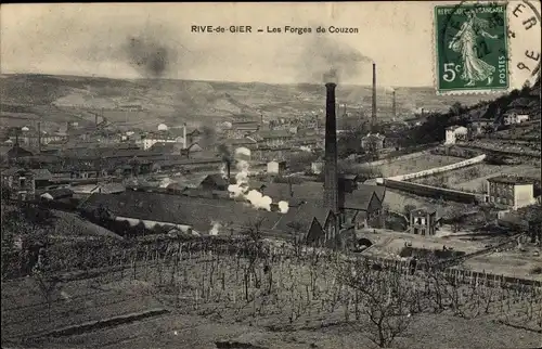 Ak Rive de Gier Loire, Les Forges de Couzon