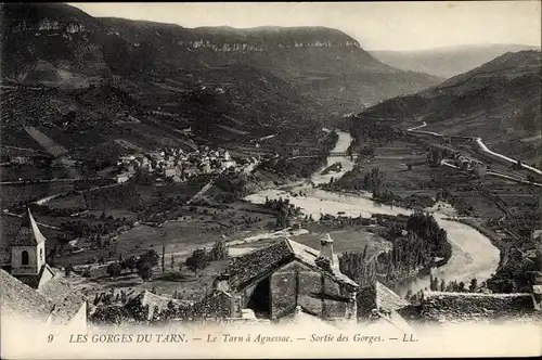 Ak Lozère, Gorges du Tarn, Le Tarn a Aguessac