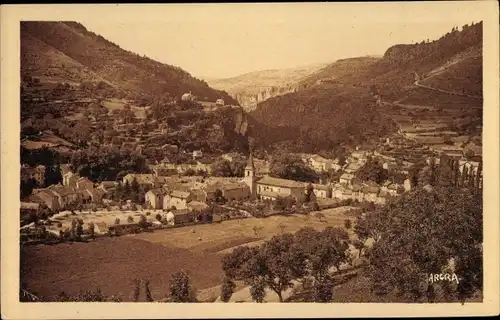 Ak Meyrueis Lozère, Vue generale