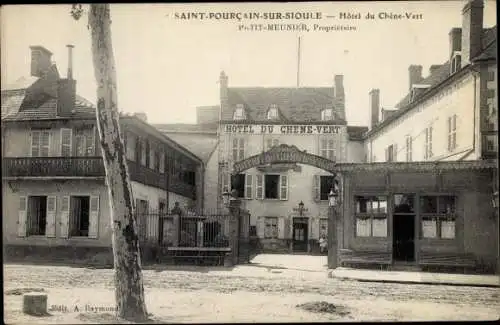 Ak Saint Pourcain sur Sioule Allier, Hotel du Chene Vert, entree