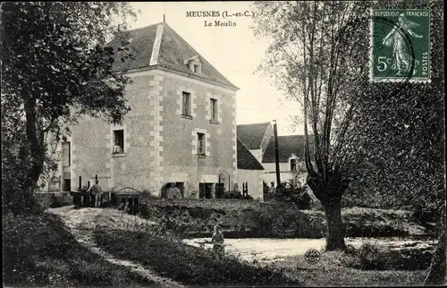 Ak Meusnes Loir et Cher, Le Moulin