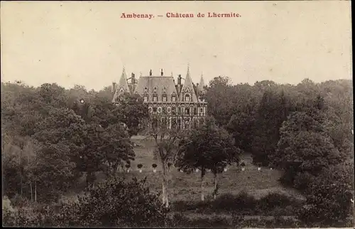 Ak Ambenay Eure, Château de Lhermite