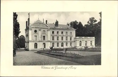 Ak Grandcamp Eure, Vue du Château
