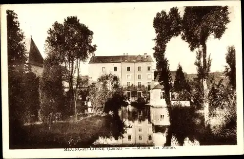 Ak Meung sur Loire Loiret, Moulin des Marais