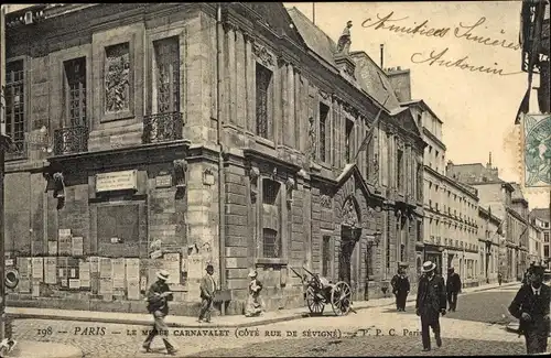 Ak Paris Temple, Le Musée Carnavalet