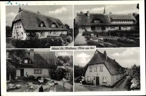 Ak Plön am See Schleswig Holstein, Haus St. Walburg, Müttererholungsheim