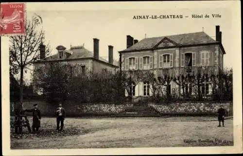 Ak Ainay Le Chateau Allier, Hotel de Ville