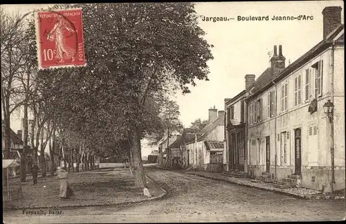 Ak Jargeau Loiret, Boulevard Jeanne d'Arc