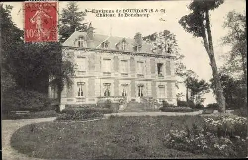 Ak Dourdan Essonne, Chateau de Bonchamp