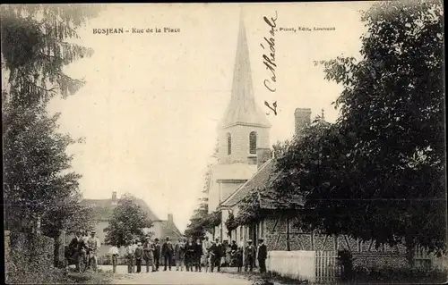 Ak Bosjean Saône et Loire, Rue de la Place