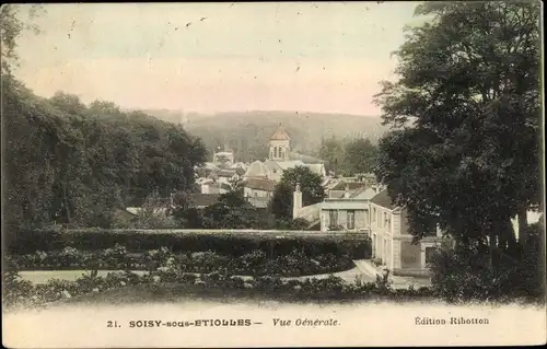 Ak Soisy sous Etiolles Essonne, Vue générale