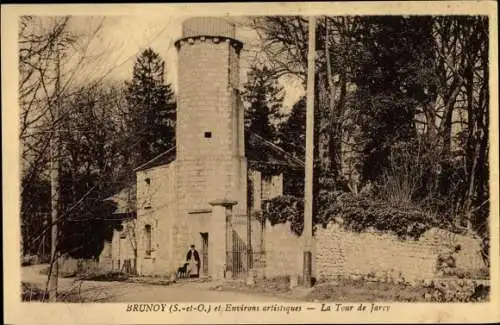 Ak Brunoy Essonne, La Tour de Jarcy