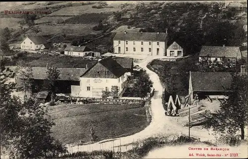 Ak Plainfaing Vosges, vue d'oiseau du village