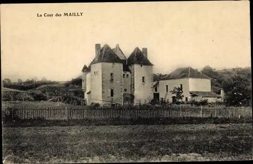 Ak Mailly Yonne, La Cour des Mailly, Gebäude