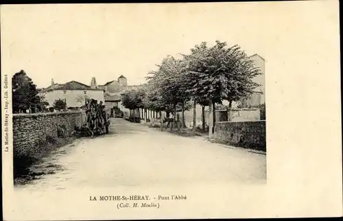 Ak La Mothe St Héray Deux Sèvres, Pont l'Abbé