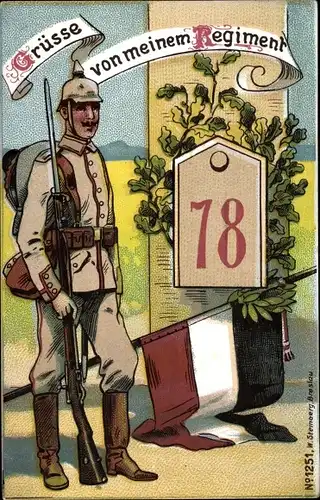 Regiment Litho Regiment 78, Soldat in Uniform